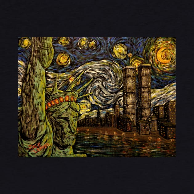 Dedication to Van Gogh NYC Starry Night by Jack Lepper